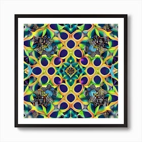 Psychedelic Abstract 1 Art Print