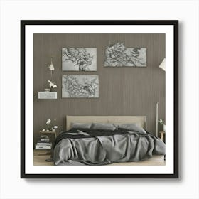 Modern Bedroom 4 Art Print