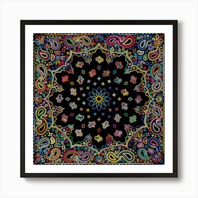 Paisley Pattern Art Print