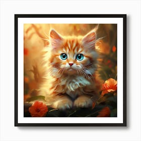 Cute Kitten 1 Art Print