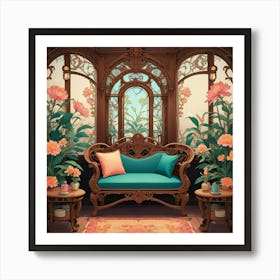 Victorian Interior Art Print