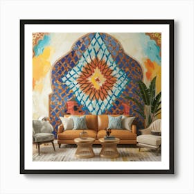 Islamic Mural 1 Art Print