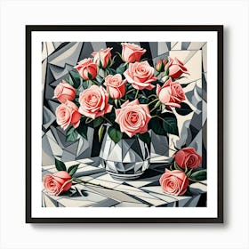 Bunch Of Roses Art Print