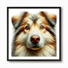 Portrait Of A Dog 4 Art Print