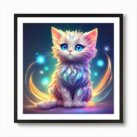 Cute Cat 4 Art Print