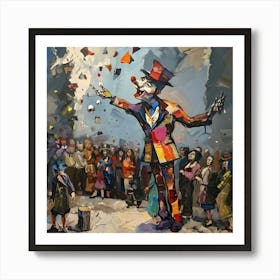 The Jester's Grand Performance Art Print