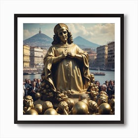 Statue Of St Peter 1 Art Print