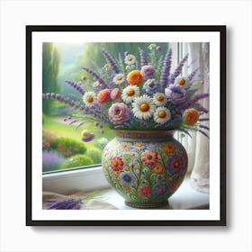 Vase Of Flowers Art Print