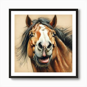 Happy Horse 1 Art Print