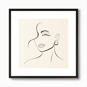 Portrait Of A Woman Art Print