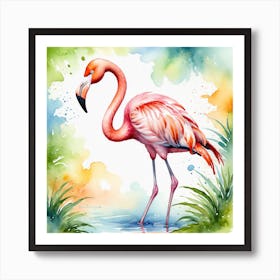 Flamingo 2 Art Print