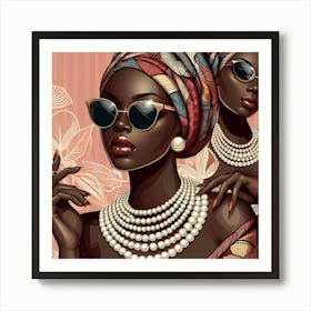 Beautiful African Women 1 Art Print