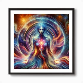 Shamanic Woman Art Print