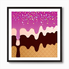 Ice Cream Sundae 7 Art Print