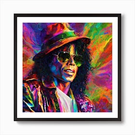 Michael Jackson Painting Art Print