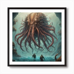 Monstrosity Deep Sea Art Print