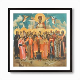 Russian Iconography 2 Art Print