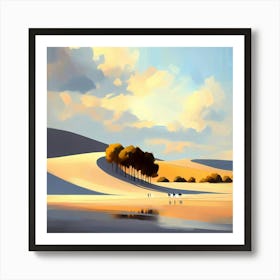 Landscape Painting 159 Art Print