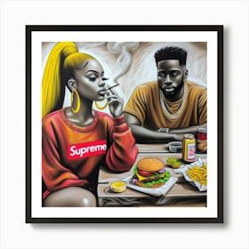 Supreme Couple 13 Art Print