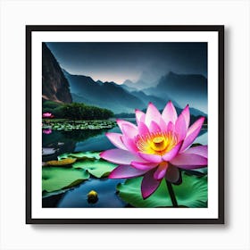 Lotus Flower 77 Art Print