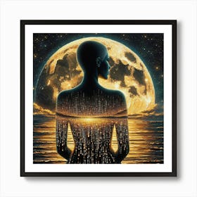 Moonlight Mastery Art Print