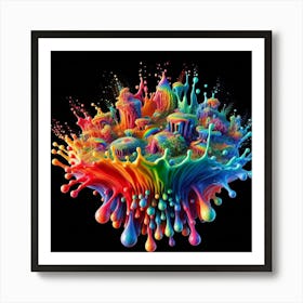 Abstract Painting 8 Art Print