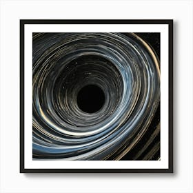 Black Hole - Black Hole Stock Videos & Royalty-Free Footage 1 Art Print