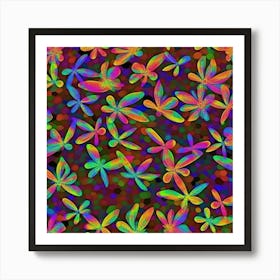 Rainbow Butterflies Art Print