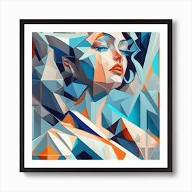 Abstract Women Painting Art Print