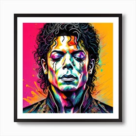 Michael Jackson King Of Pop Art Print