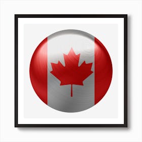 Canada Flag Country Symbol Nation Art Print