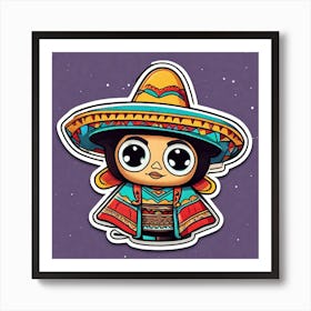 Mexican Girl 14 Art Print