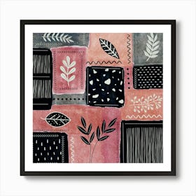 Floral Wall Art Abstract Painting Art Print