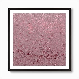 Pink Aluminum Foil Art Print