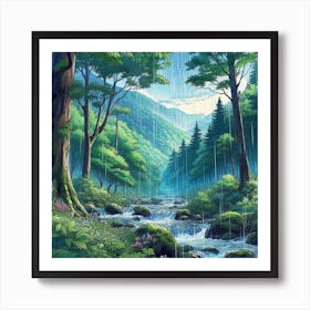 Rain Forest Art Print