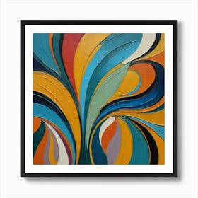 Abstract Swirls 7 Art Print