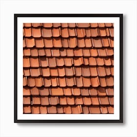 Roof Tile Texture Art Print