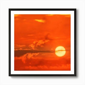 Sunset Stock Videos & Royalty-Free Footage Art Print