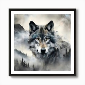 Wolf 8372488 1920 Art Print