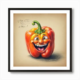 Happy Pepper 1 Art Print