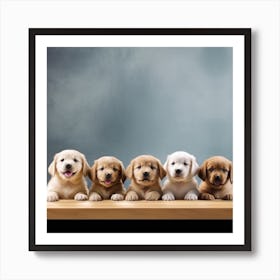 Puppy Stock Videos & Royalty-Free Footage 1 Art Print