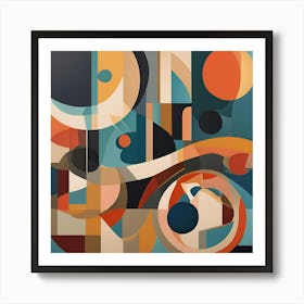 Abstract HarmonyPainting Art Print