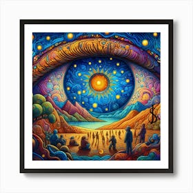 Looking Through Australia, Art Print