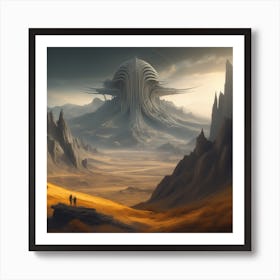 Alien Planet 1 Art Print