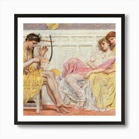 Aphrodite And Her Friends Art Print