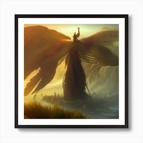 Angel Of The Sky Art Print