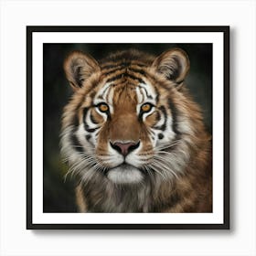 Tiger Portrait Art Print