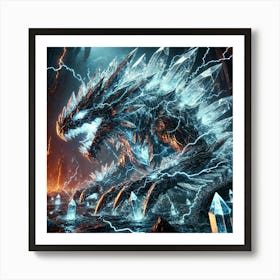 Crystal Leviathan 4 Art Print