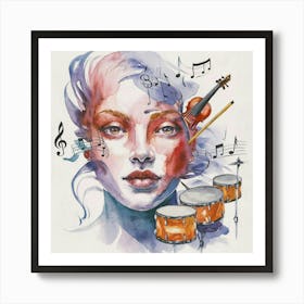 Music Canvas Print Art Print