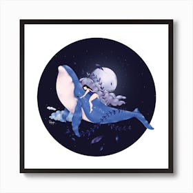 Ocean Dreams Square Art Print